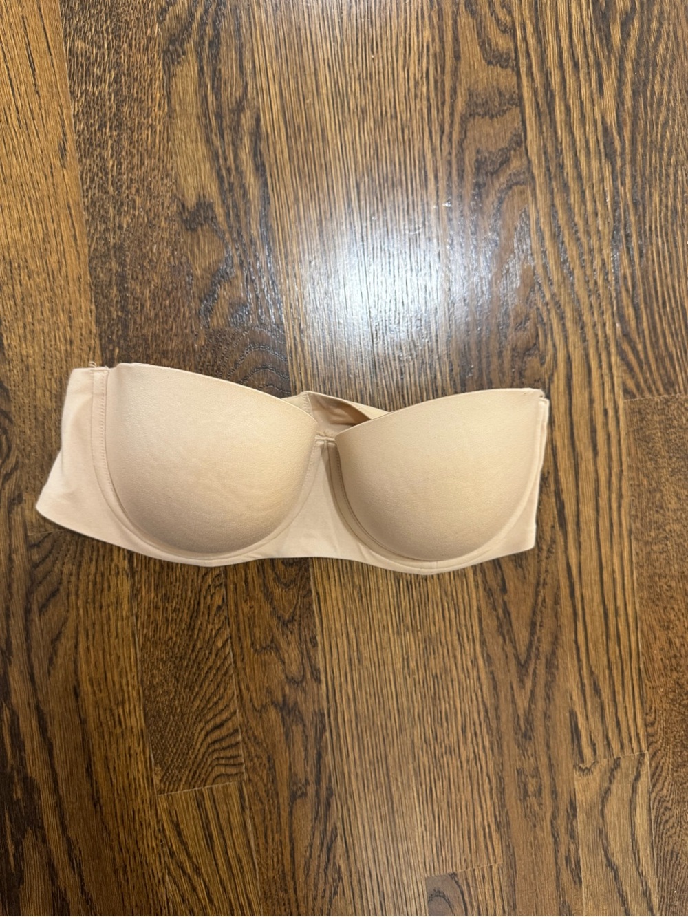 aerie Strapless Bandeau Bra in Nude